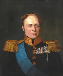 Porträt von Zar Alexander I. von Russland